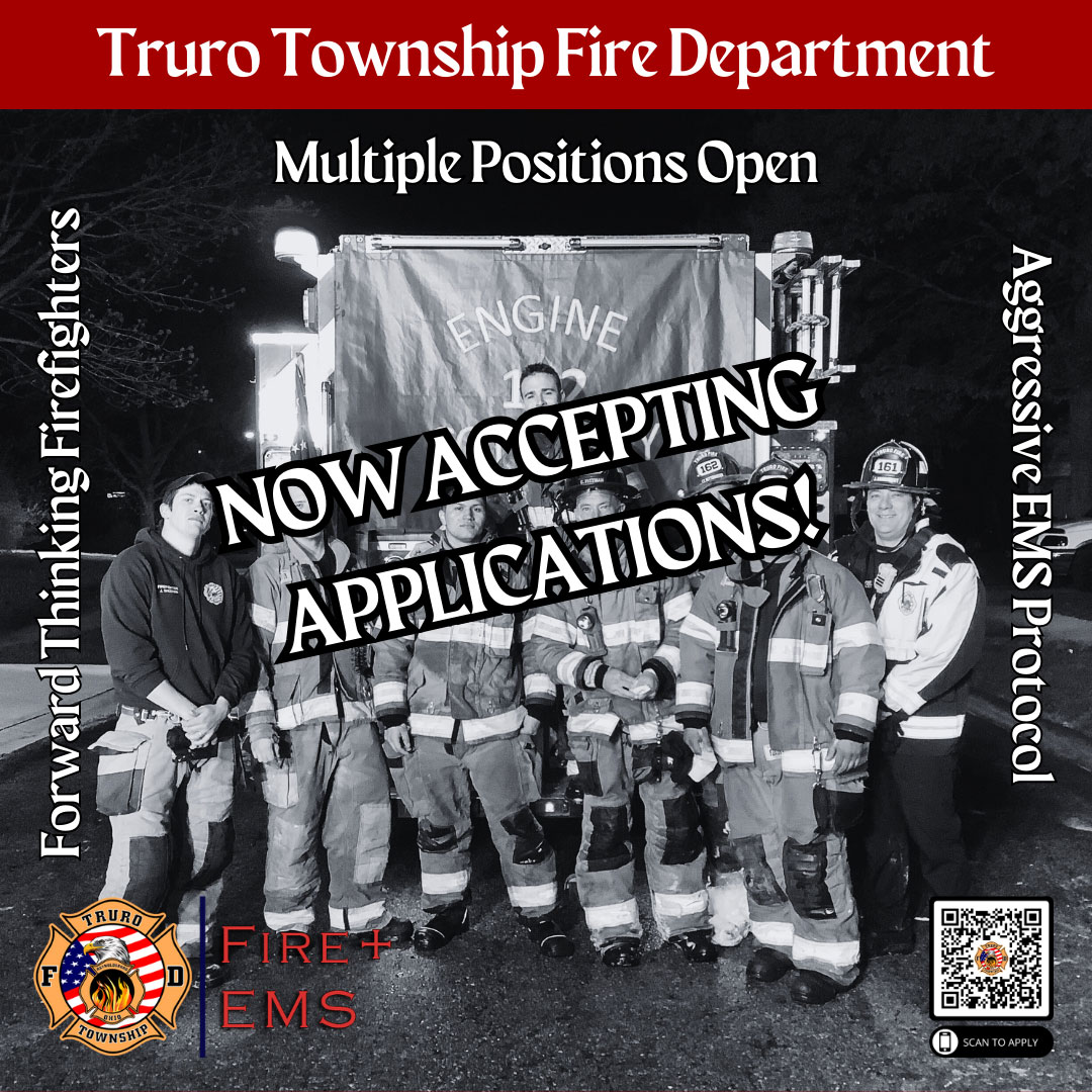 Employment For Fire Fighter at Truro Township Fire Department