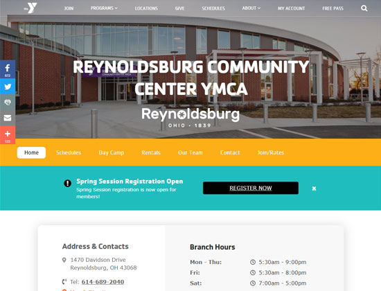 Truro Township Fire Department Reynoldsburg Community Center YMCA