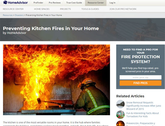 Truro Township Fire Department Preventing Kitchen Fires in Your Home