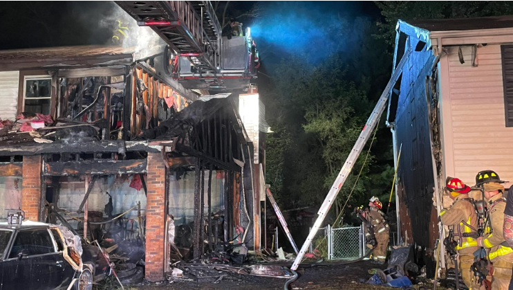 Family displaced after fire breaks out at Reynoldsburg home overnight.